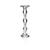 Candelabro de cristal 36 cm