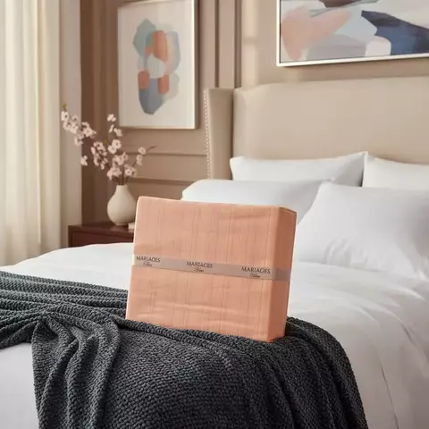 Funda Nórdica Para Duvet Queen 100% Algodón Egipcio 300 Hilos - Dobby Doble en Rosa - comprar online