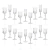 Set de 18 copas de cristal Línea Opera - comprar online