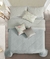 Acolchado Flannel con corderito al tono Twin Línea Génova - MARIAGES HOME