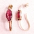 Brinco Pendente Quartzo Pink Banho de Ouro - comprar online