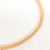 Colar Tipo Chocker Malha Fechada Banho de Ouro com Extensor 38,5cm na internet