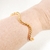 Bracelete Braid Banho de Ouro - comprar online