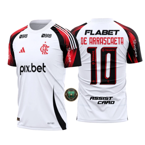 Camisa Flamengo II 25/26 - Jogador Adidas Masculina - Personalizada com patrocínios - comprar online