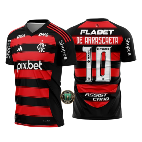 Camisa Flamengo I 25/26 - Jogador Adidas Masculina - Personalizada com patrocínios - comprar online