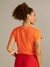 Blusa de Malha Laranja - Liso - comprar online