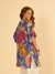 Kimono Flor Pontilhada - Estampado - Frida Moda Feminina Online - Conforto, Estilo e Autenticidade
