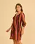 Vestido Listra Diagonal - Frida Moda Feminina Online - Conforto, Estilo e Autenticidade