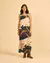 Vestido Flores Pinceladas - Frida Moda Feminina Online - Conforto, Estilo e Autenticidade
