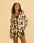 Camisa Comprida Raiz Latina Preta - Frida Moda Feminina Online - Conforto, Estilo e Autenticidade
