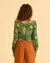 Blusa Festa Mexicana Pistache - loja online