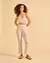 Calça Listras de Personalidade - Frida Moda Feminina Online - Conforto, Estilo e Autenticidade