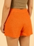 Short Laranja - Liso - Frida Moda Feminina Online - Conforto, Estilo e Autenticidade