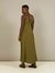 Vestido Longo Oliva - Liso na internet