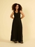 Vestido Longo Preto - Liso