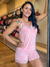 Babydoll Liso Du Ponto com Alças Finas em Malha Fria & Renda - Du Ponto Moda Íntima