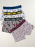 Kit 3 Cuecas Boxer Algodão Estampado Infantil - comprar online