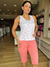 Pijama Feminino Du Ponto Pescador Regata em Algodão - Du Ponto Moda Íntima