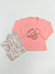 Pijama Infantil Feminino Du Ponto Longo em Algodão Estampado de 2 a 8 anos na internet