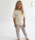 Pijama Animales manga larga - Remera manga corta EXTRA