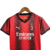 Kit Infantil AC Milan I 23/24 - Puma - Vermelho e Preto - LOJA TORCIDA APAIXONADA