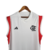 Camisa Regata Flamengo Treino II 23/24 Torcedor Masculina - Branco com detalhes em vermelho e preto - LOJA TORCIDA APAIXONADA