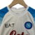 Kit Infantil Napoli II 23/24 - EA7 - Branco com detalhes em azul e vermelho na internet