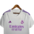 Camisa Real Madrid Goleiro 23/24 - Torcedor Adidas Masculina - Branca com detalhes em roxo - LOJA TORCIDA APAIXONADA