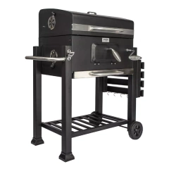 Parrilla Portátil con Ruedas Carbón/Leña, Mesa Rebatible en internet