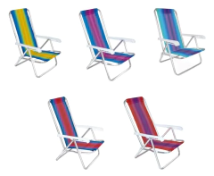 Silla Reclinable Aluminio color surtido - comprar online
