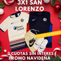 3X1 SAN LORENZO - CAMISETA + MUSCULOSA + OJOTAS NIKE DE REGALO!!