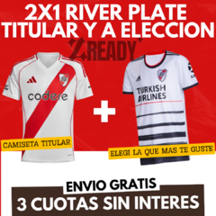 2X1 RIVER PLATE!! TITULAR + UNA A ELECCION- ENVIO GRATIS!!! - ZREADY