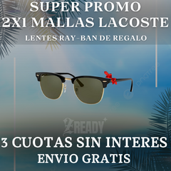 Imagen de PROMO VERANO/2 MALLAS LACOSTE+LENTES RAY-BAN DE REGALO!!ENVIO GRATIS!!