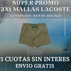 PROMO VERANO/2 MALLAS LACOSTE+LENTES RAY-BAN DE REGALO!!ENVIO GRATIS!! en internet