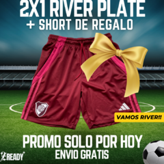 3X1 RIVER PLATE 2 MUSCULOSAS + SHORT DE REGALO !! ENVIO GRATIS en internet