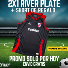 3X1 RIVER PLATE 2 MUSCULOSAS + SHORT DE REGALO !! ENVIO GRATIS - comprar online