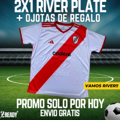 3X1 RIVER PLATE CAMISETA Y MUSCULOSA + PAR DE OJOTAS ADILETTE DE REGALO!! en internet