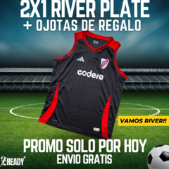 3X1 RIVER PLATE CAMISETA Y MUSCULOSA + PAR DE OJOTAS ADILETTE DE REGALO!! - ZREADY