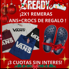 2x1 REMERA VANS CLASSIC + CROCS DE REGALO ™ ENVIO GRATIS