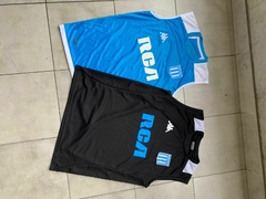 3X1 RACING MUSCULOSA AZUL Y NEGRA + SHORT DE REGALO!! - ZREADY