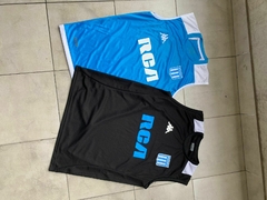 3X1 RACING MUSCULOSA AZUL Y NEGRA + SHORT DE REGALO!! - tienda online