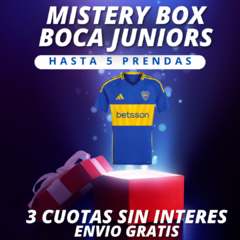 MISTERY BOX BOCA JUNIORS!1 HASTA 5 PRENDAS - ENVIO GRATIS!! en internet