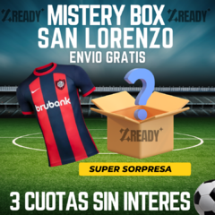 CAJA MISTERIOSA SAN LORENZO-HASTA 5 PRENDAS-¡CALIDAD G5!™/ ENVIO GRATIS!