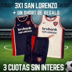 3x1 SAN LORENZO MUSCULOSAS + SHORT DE REGALO - ENVIO GRATI!!