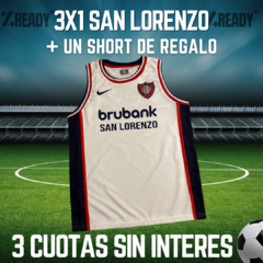 3x1 SAN LORENZO MUSCULOSAS + SHORT DE REGALO - ENVIO GRATI!! - ZREADY