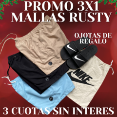 3X1 MALLAS RUSTY + OJOTAS NIKE DE REGALO!! ENVIOS GRATIS!!