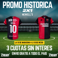 PROMO HISTORICA DE NEWELL'S/LA 10 DE MARADONA+LA 10 DE MESSI!-¡CALIDAD G5!™/ENVIO GRATIS!! en internet