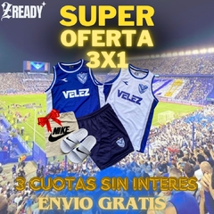 PROMO 3X1 DE VELEZ/2 MUSCULOSAS+SHORT+OJOTAS NIKE DE REGALO/ENVIO GRATIS!!