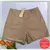 Imagem do Domi Modas Short Feminino Zr Courino Cintura Alta C9256