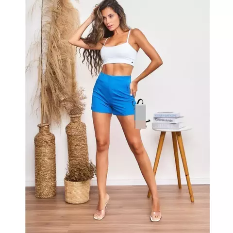 Domi Modas Shorts Blogueirinha Modinha Moderna 9056
